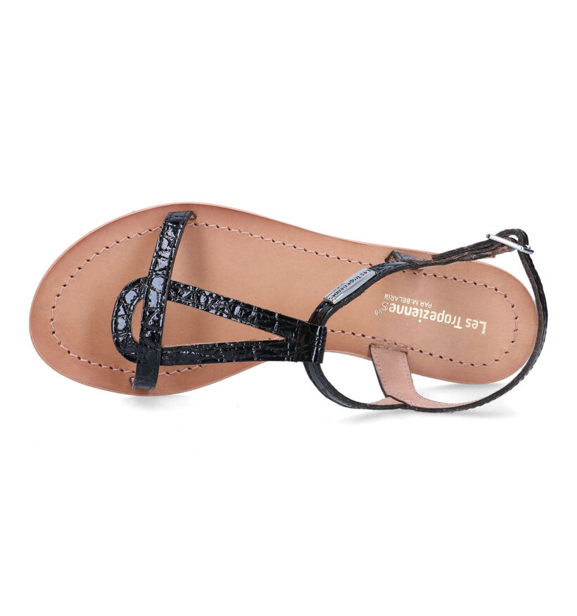 Les Tropeziennes Hacroc Zwarte Sandalen in leer (324762)