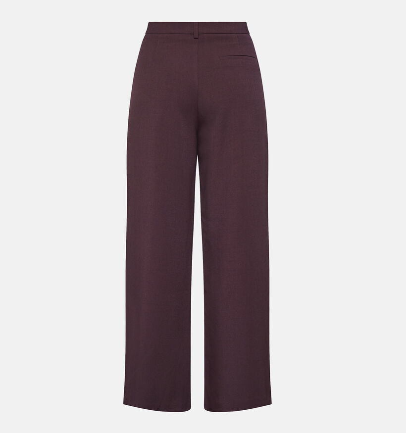 Sisters Point Great Pantalon classique en Bordeaux pour femmes (371979)