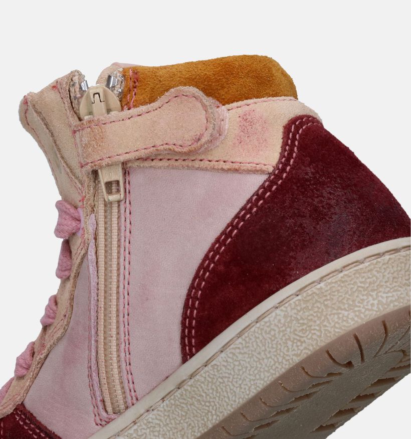 STONES and BONES Losot Chaussures hautes en Rose pour filles (329456) - pour semelles orthopédiques