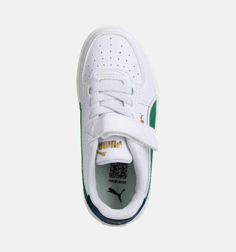 Puma Caven 2.0 Retro Witte Sneakers voor meisjes, jongens (359196) - geschikt voor steunzolen