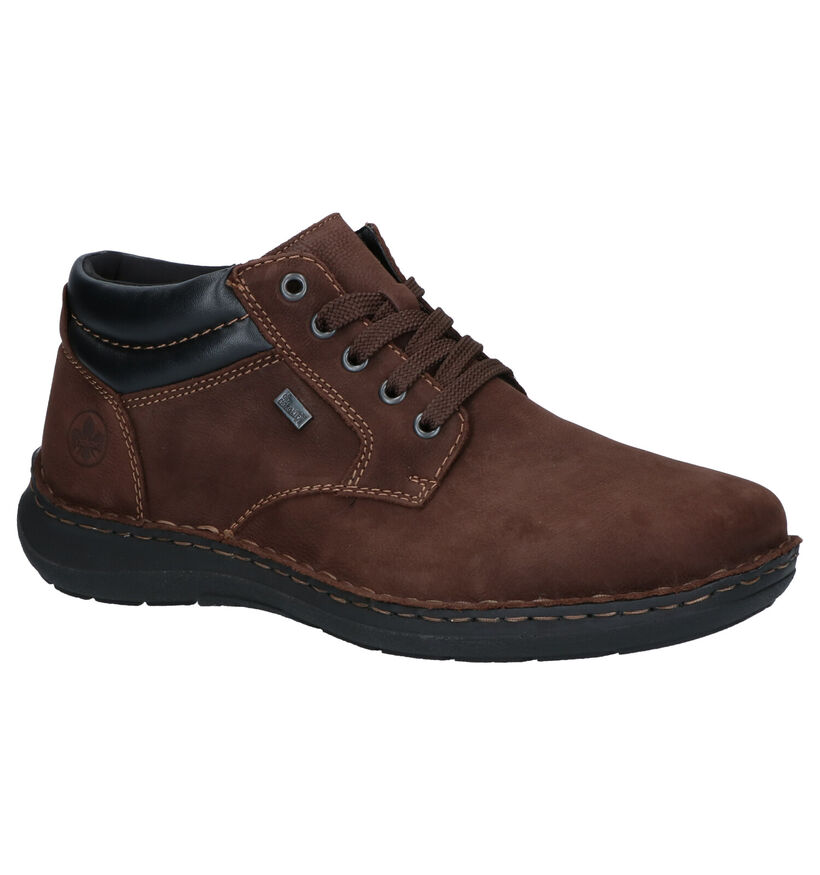 Rieker Chaussures hautes en Brun foncé en nubuck (262177)