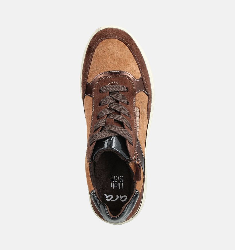 Ara Garda Bruine Sneakers voor dames (362475) - geschikt voor steunzolen