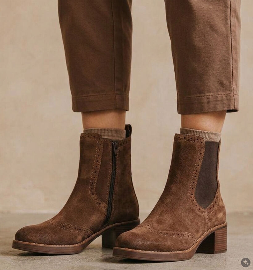 Tamaris Bruine Enkellaarzen voor dames (378928)