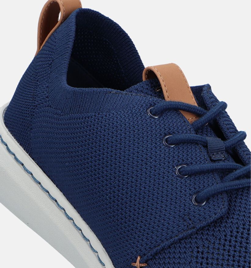 Clarks Step Urban Mix Chaussures à lacets en Bleu pour hommes (337765) - pour semelles orthopédiques