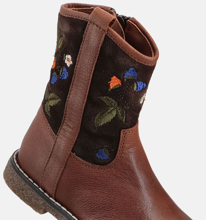 Milo & Mila Cognac Laarzen voor meisjes (363056)