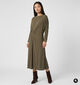 Orfeo Mylene Kakigroene Midi-Jurk voor dames (381658)