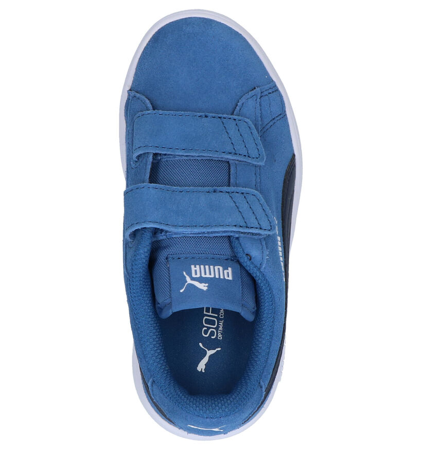 Puma Smash Baskets en Bleu en daim (293446)