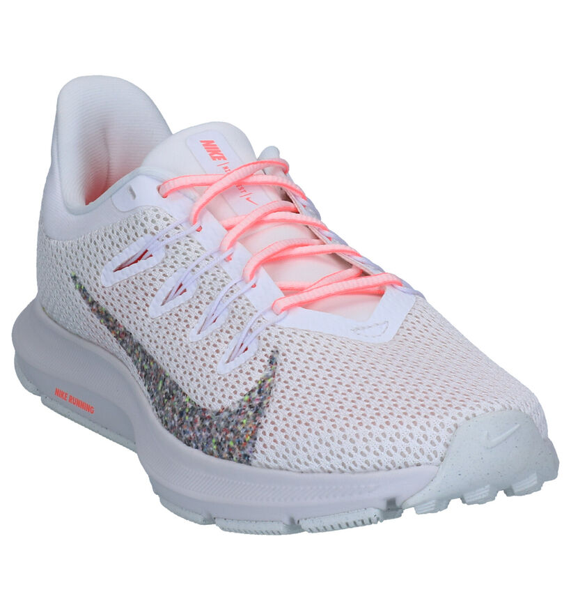 Nike Quest 2 Baskets en Blanc en textile (261681)