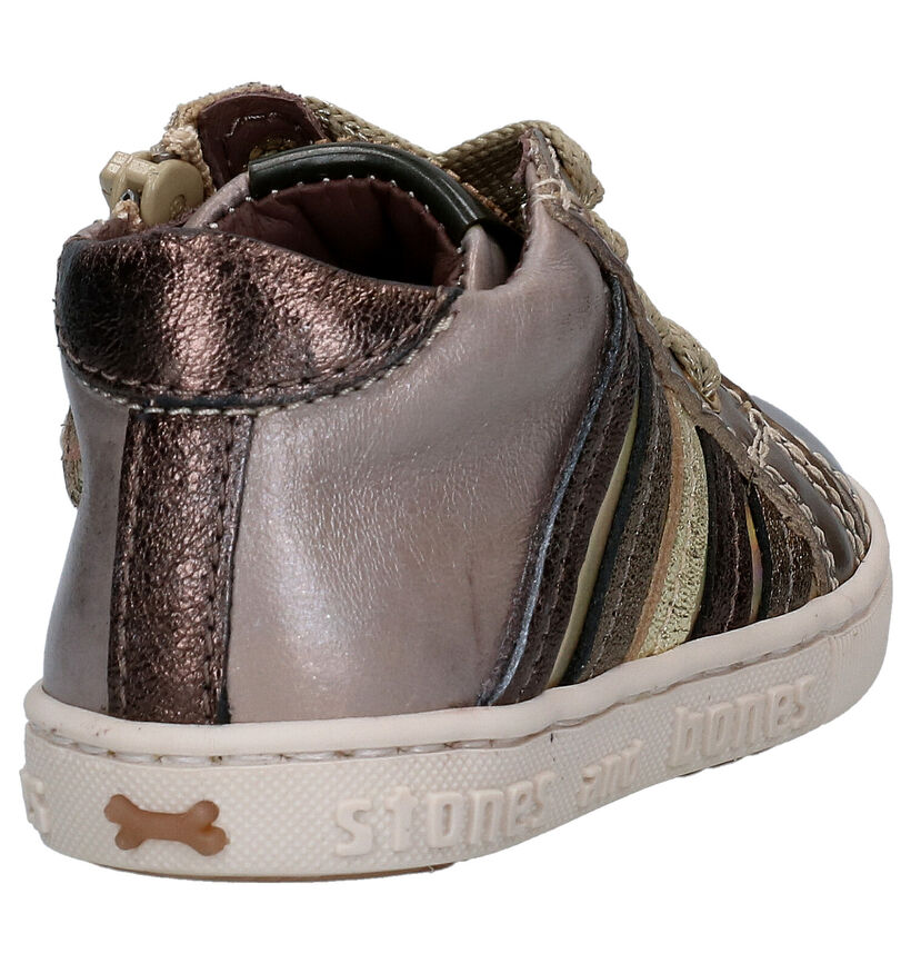 STONES and BONES Spat Bronzen Babyschoenen voor meisjes (295044) - geschikt voor steunzolen