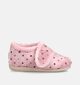 Milo & Mila Pantoufles en Rose pour filles (381135) - pour semelles orthop&eacute;diques