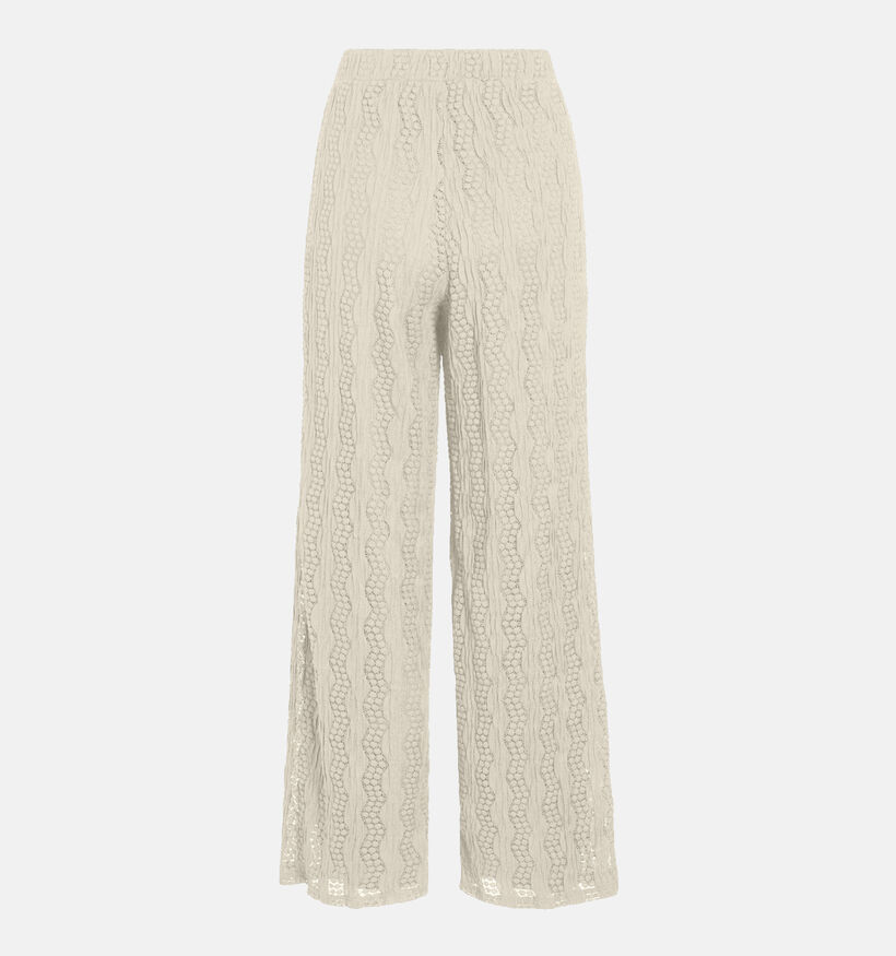 Vila ViLumena Pantalon large en Beige pour femmes (353026)