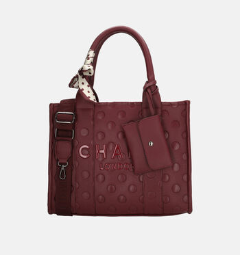 Charm London Handtassen Zwart/Bordeaux
