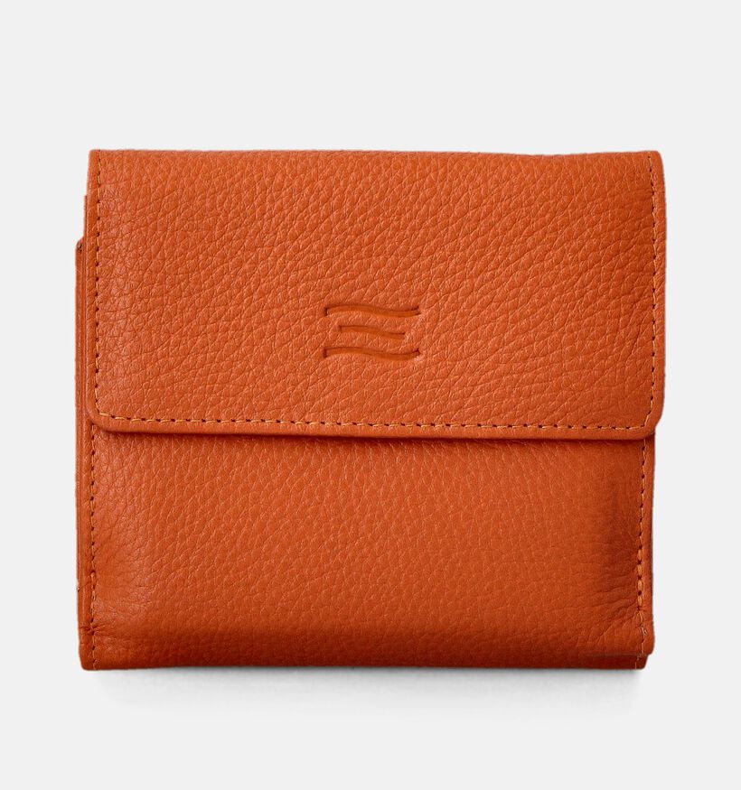 Crinkles Oranje Overslagportemonnee voor dames, heren (358106)