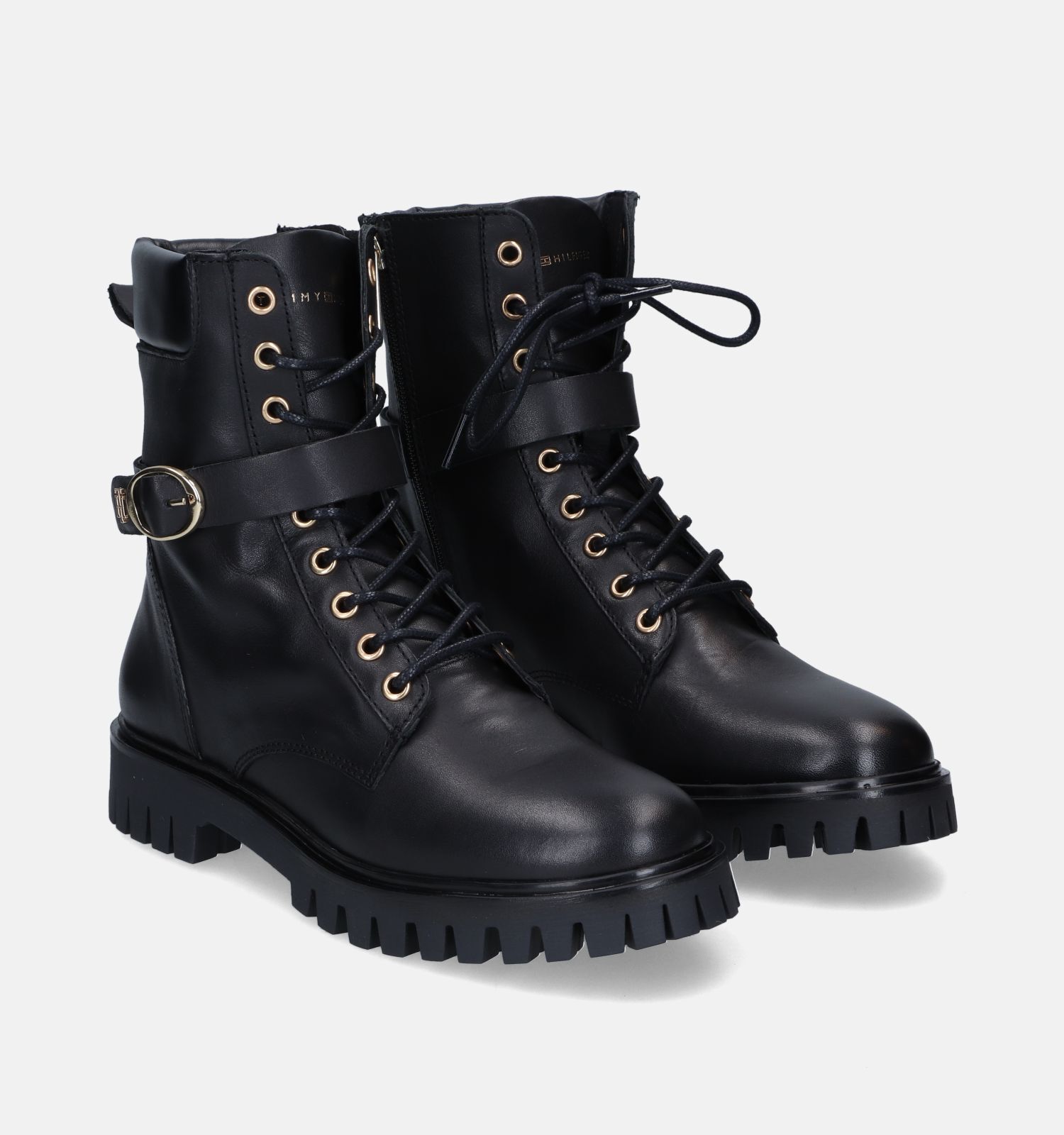 Tommy hilfiger shop buckle boots