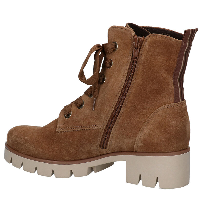 Gabor Best Fitting Cognac Bottines in daim (297224)