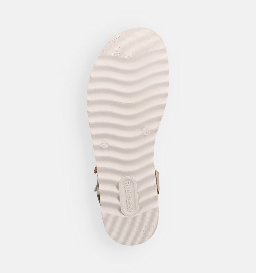 Remonte Ecru Sandalen voor Steunzolen voor dames (370466) - geschikt voor steunzolen