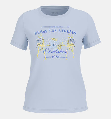 Guess T-shirts Blauw