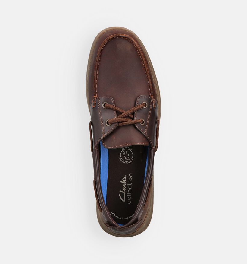 Clarks Flexway 2Eye Donkerbruine Bootschoenen voor heren (370694) - geschikt voor steunzolen