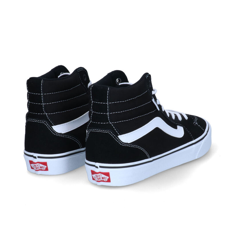 Vans Filmore Hi Baskets de skate en Noir pour hommes (328235)