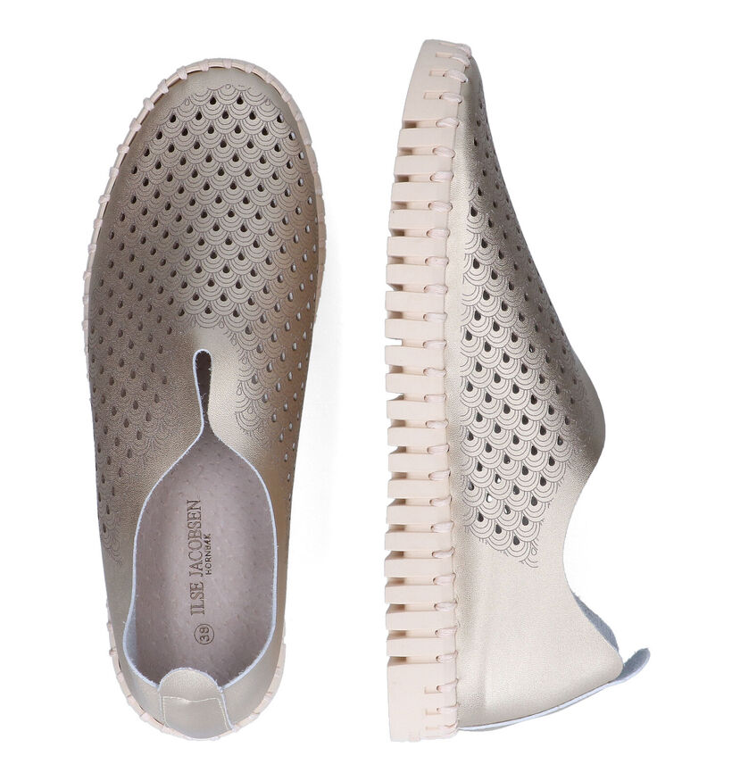 Ilse Jacobsen Tulip Chaussures slip-on en Or pour femmes (304661) - pour semelles orthopédiques