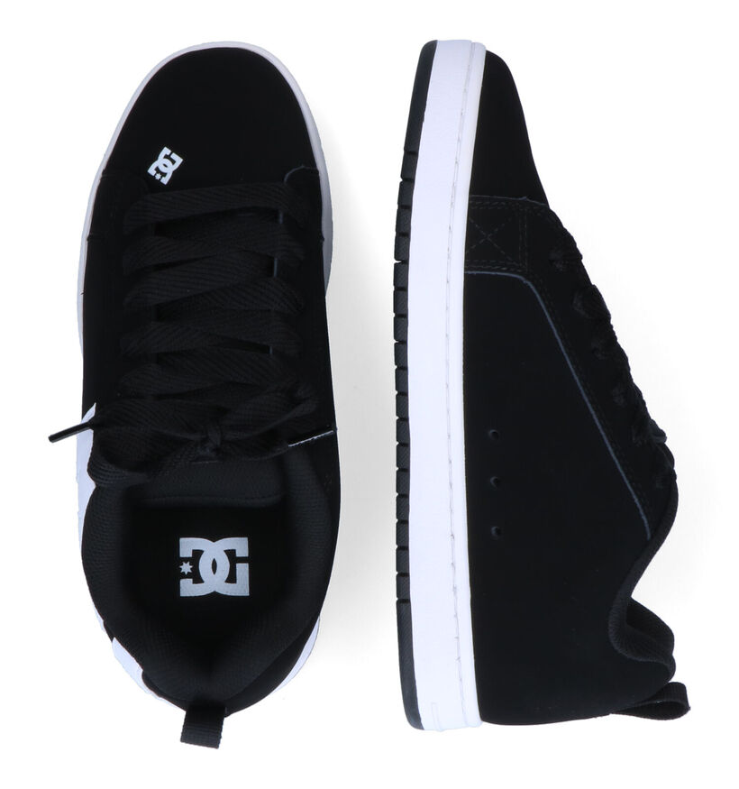 DC Shoes Court Graffik Baskets en Noir en simili cuir (303236)