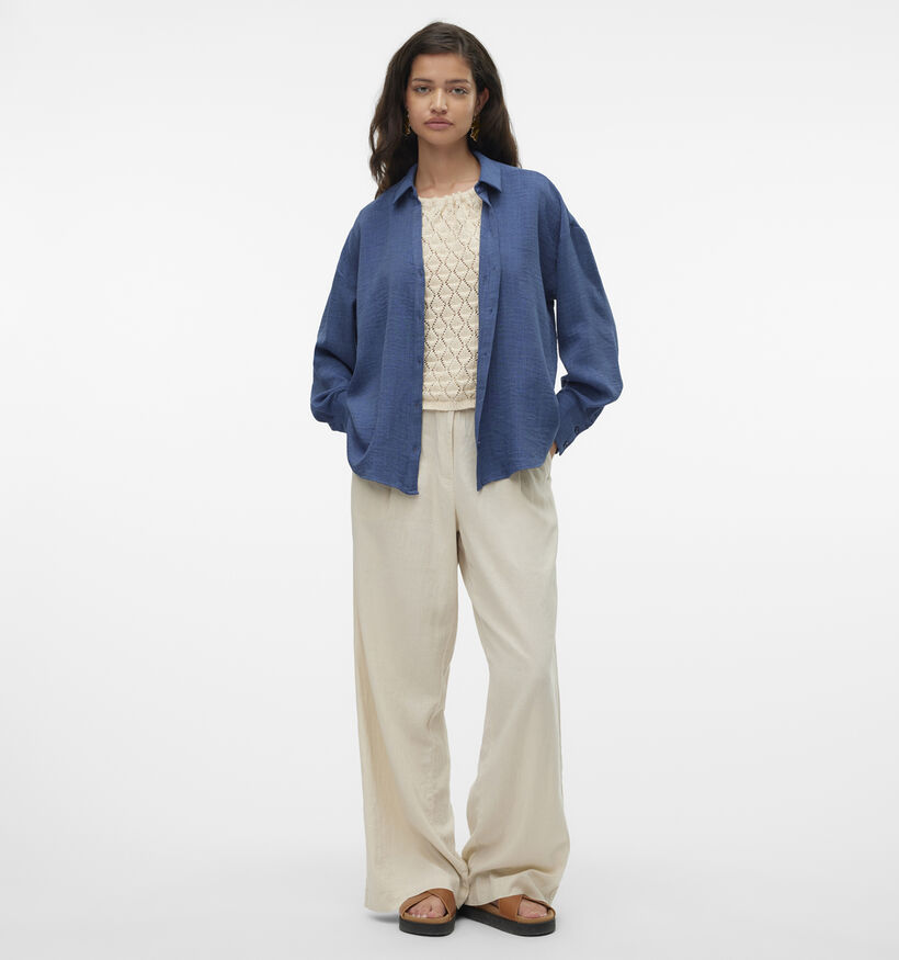 Vero Moda Melaney Blauw Hemd voor dames (352203)