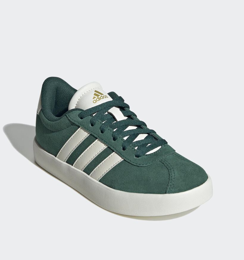 adidas VL Court 3.0 Groene Sneakers voor jongens, meisjes (343222)