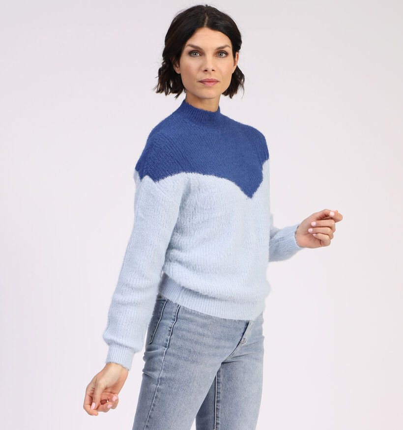 Pieces Jannie Pull en Bleu (313411)