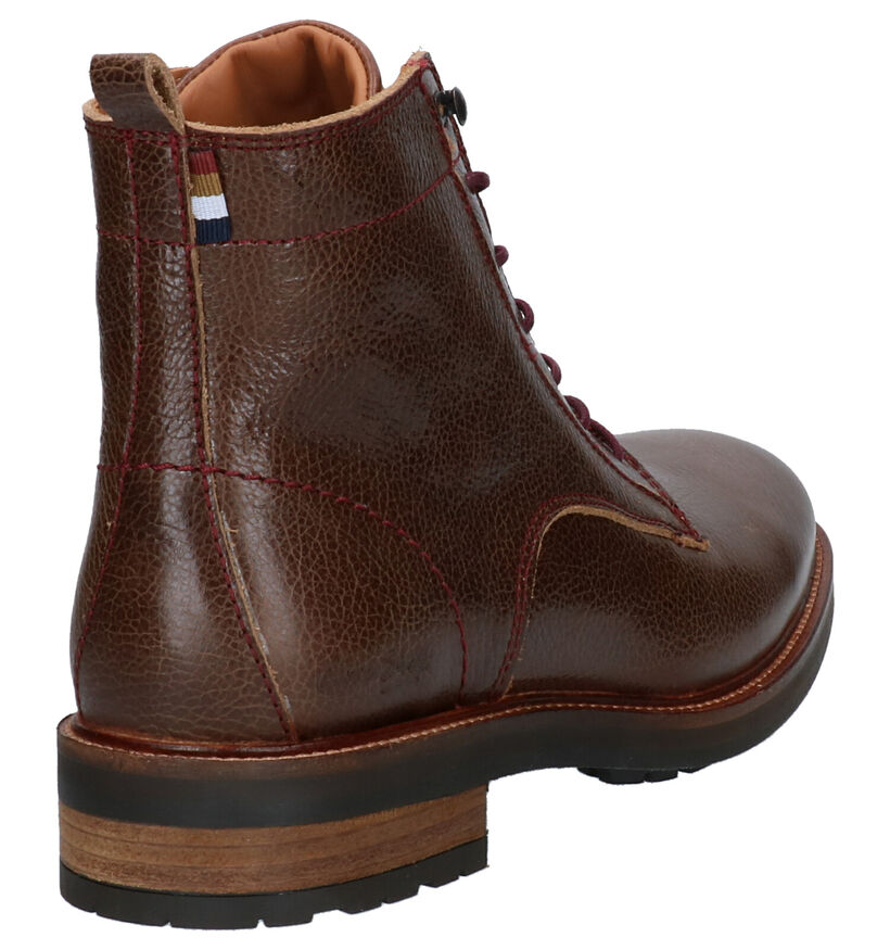 Olivier Strelli Wonkers Bruine Boots in leer (261413)