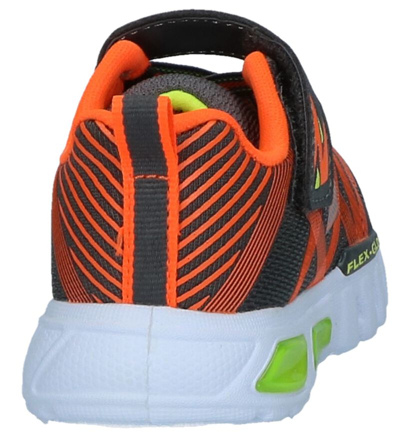 Skechers Baskets basses en Orange en textile (250704)