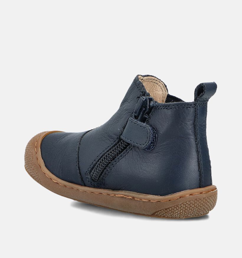 Naturino Sally Bottines Chelsea en Bleu foncé pour garçons, filles (364283) - pour semelles orthopédiques