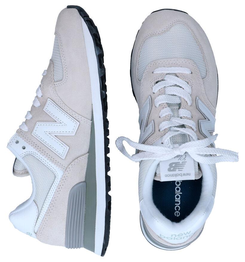 New Balance WL 574 Groene Sneakers voor dames (349411) - geschikt voor steunzolen