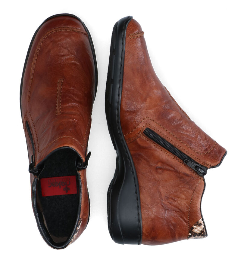 Rieker Bottines basses en Cognac pour femmes (328440)
