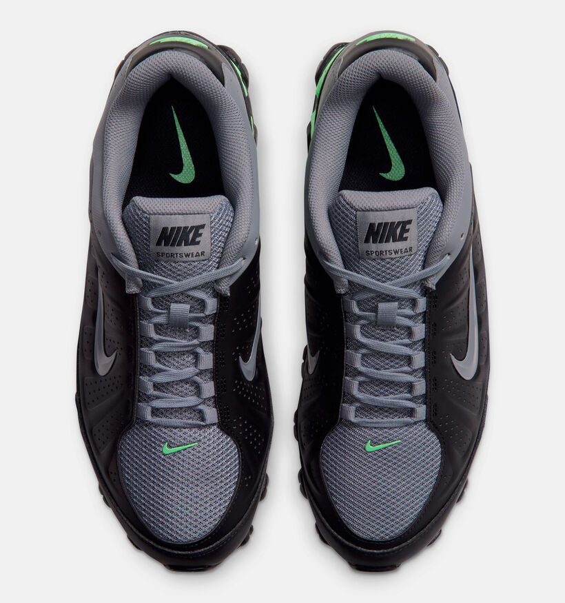 Nike Reax TR Baskets en Noir/Vert pour hommes (376141)