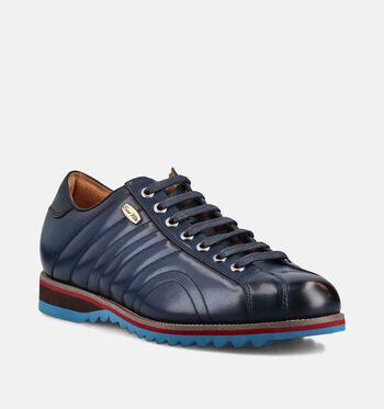Enzo Vita Low Sneakers Bruin/Blauw