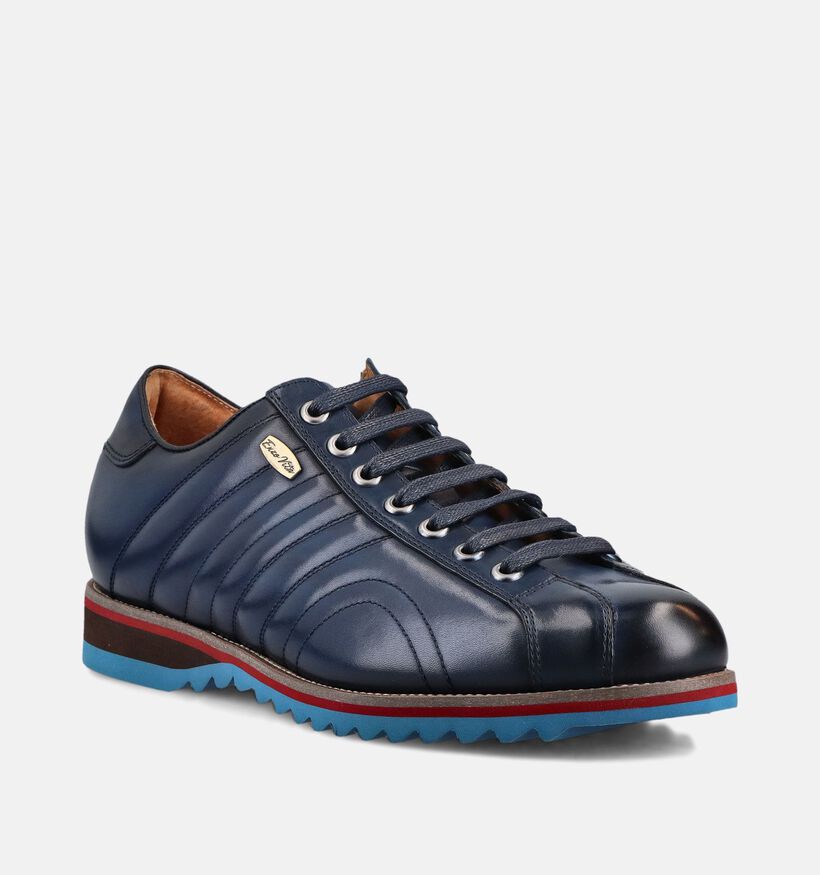 Enzo Vita Achille 11 Chaussures plates en Bleu fonc&eacute; pour hommes (382291) - pour semelles orthop&eacute;diques