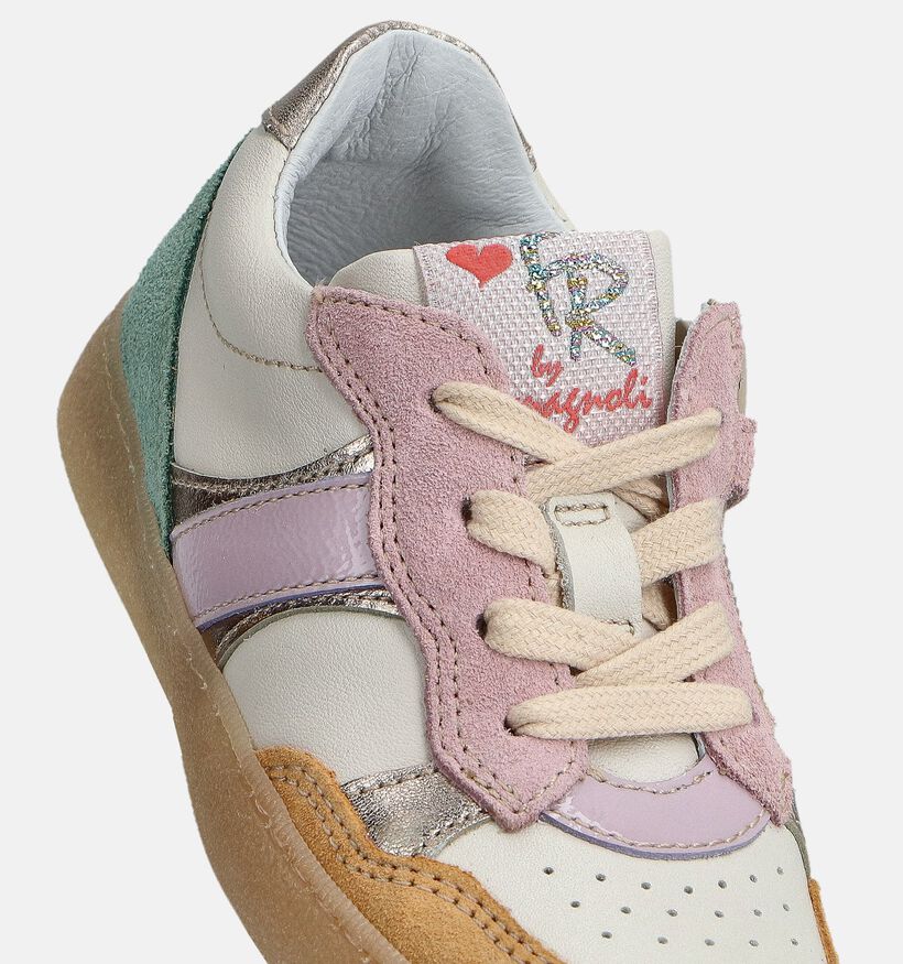 FR by Romagnoli Lichtbeige Sneakers voor meisjes (372136) - geschikt voor steunzolen