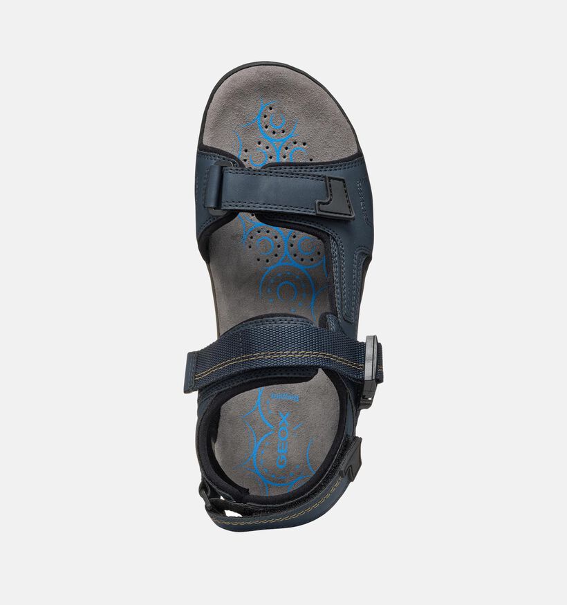 Geox Spherica Sandales de marche en Bleu pour hommes (351628)