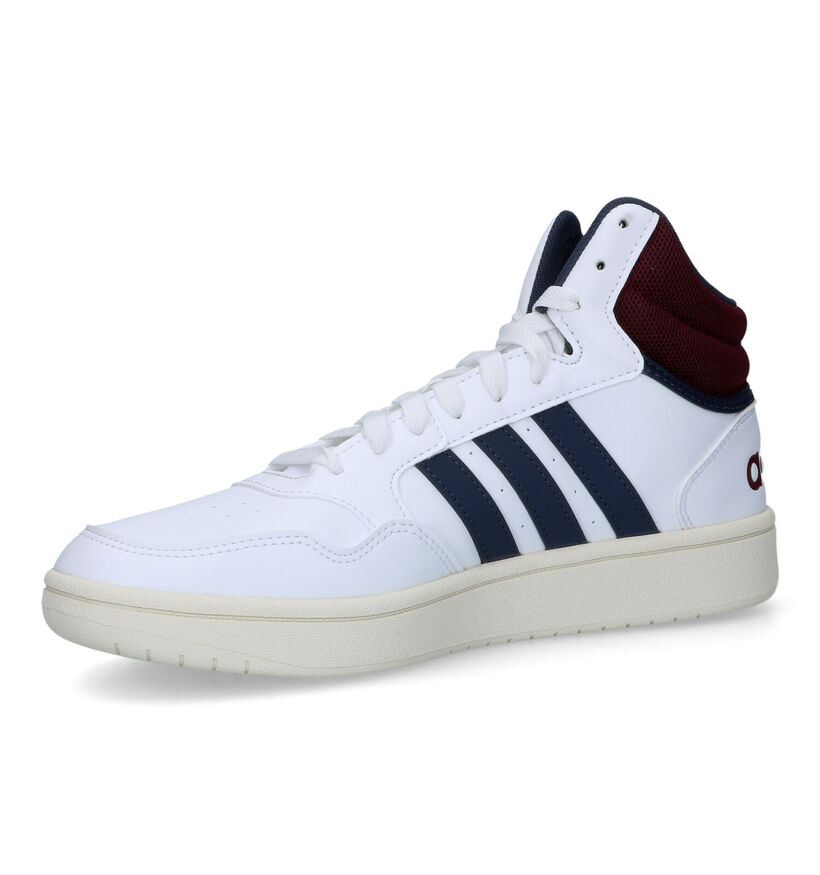 adidas Hoops 3.0 Mid Baskets en Blanc pour hommes (319019)