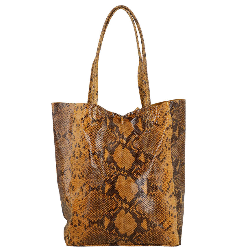 Hampton Bays Gele Shopper in leer (275633)