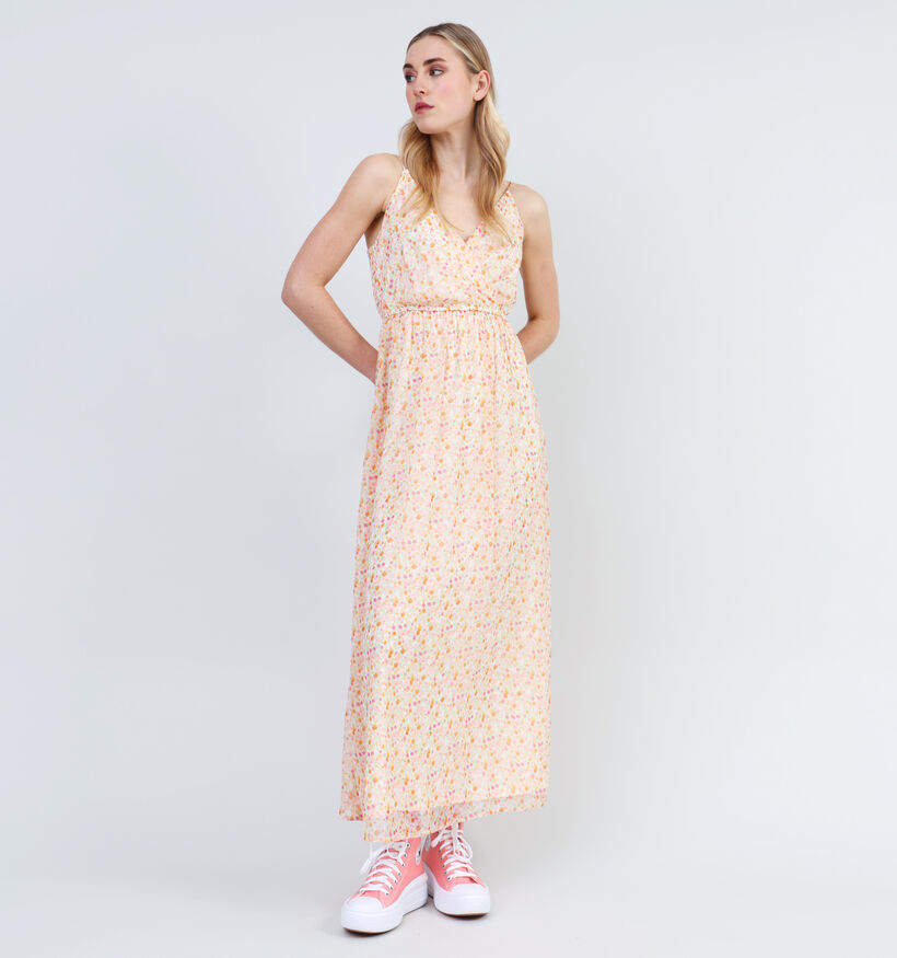 Vero Moda Smilla Ecru Gebloemde Jurk voor dames (327209)