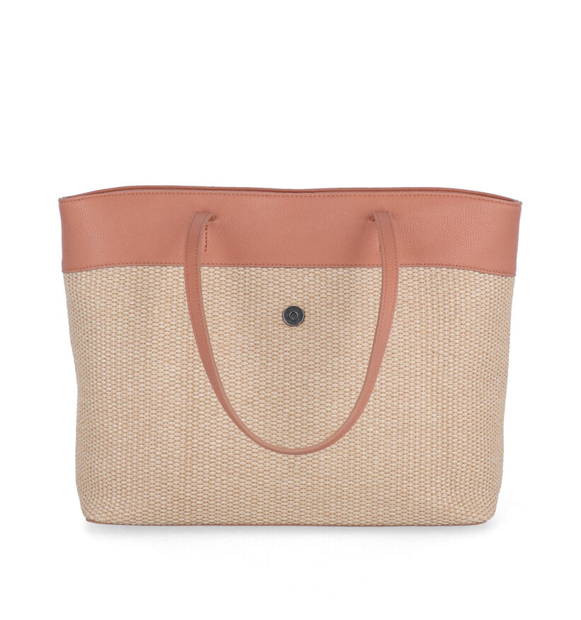 NeroGiardini Beige Shopper in kunstleer (307533)