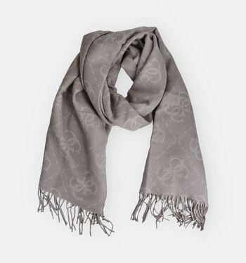 Guess Sjaals Zwart/Grijs