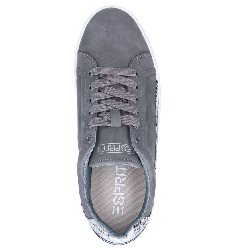 Esprit Chaussures à lacets en Gris foncé en simili cuir (269402)