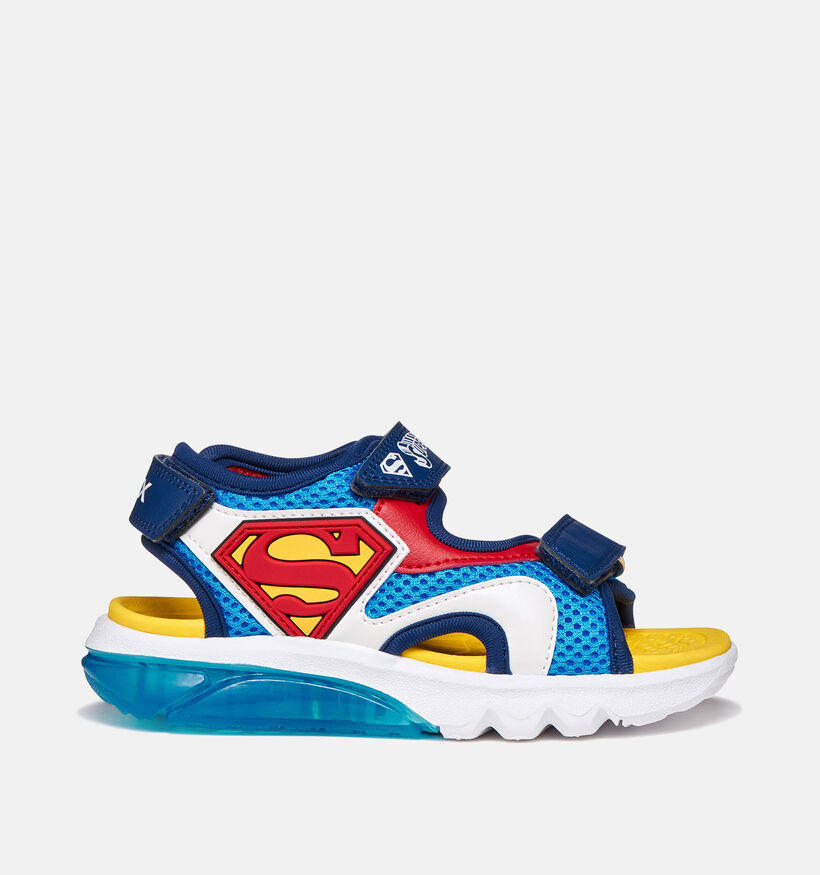 Geox Ciberdron Superman Sandales en Bleu pour gar&ccedil;ons (368870)