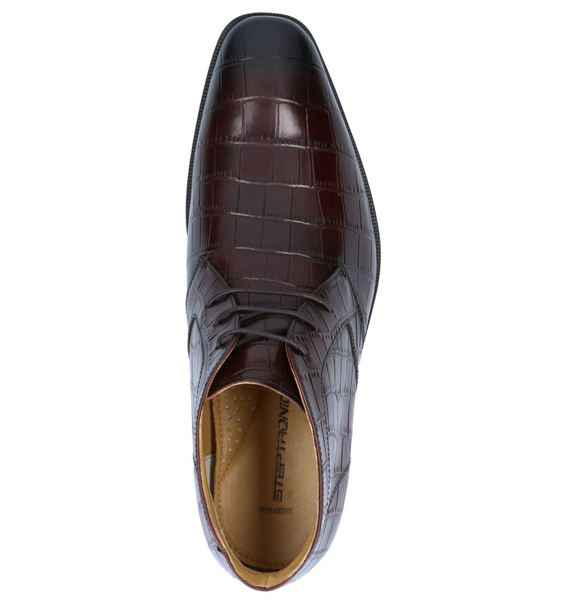 Steptronic Chaussures habillées en Brun foncé en cuir (259269)