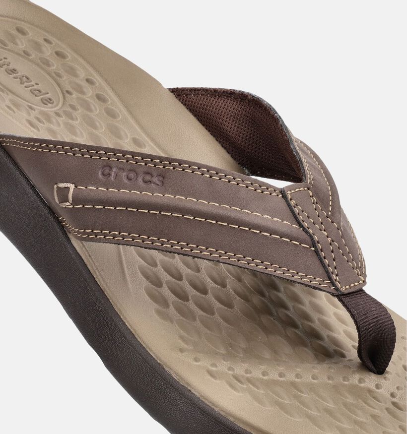 Crocs Yukon Bruine Teenslippers voor heren (370900)