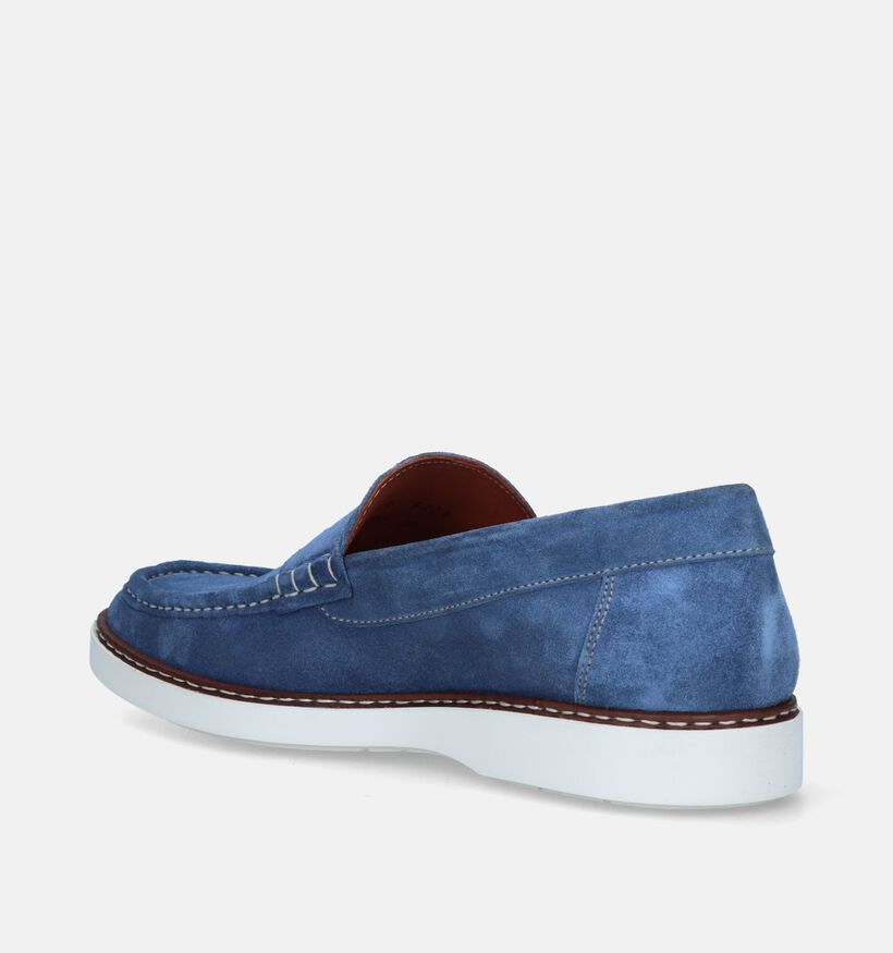 Ambiorix Marcelo Jimmy Chaussures à enfiler en Bleu pour hommes (341175) - pour semelles orthopédiques