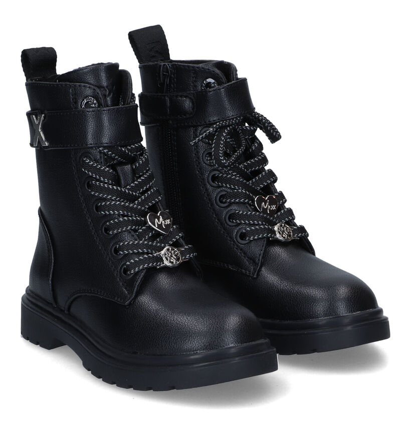 Mexx Haffia Zwarte Boots voor meisjes (312731) - geschikt voor steunzolen