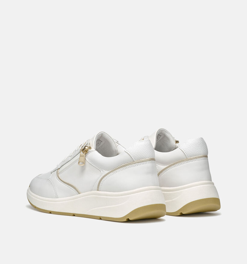 Geox Cristael Witte Sneakers voor dames (351682) - geschikt voor steunzolen